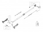 Metabo 28714000 Telescopic Handle Ms Accessorie For Gardening Tools Spare Parts