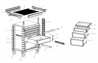 Facom JET.6NM4A Type 1 Roller Cabinet Spare Parts
