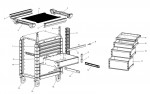 Facom JET.8NM3A Type 1 Roller Cabinet Spare Parts