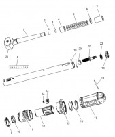 Facom S.209A340 Type 1 Torque Wrench Spare Parts