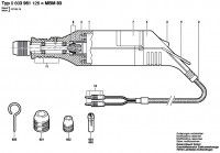 Bosch 0 603 961 003 Mbm 42 Micro Drill 220 V / Eu Spare Parts
