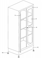 Facom JLS2-A1000PVBS Type 1 Shelving Cabinet Spare Parts