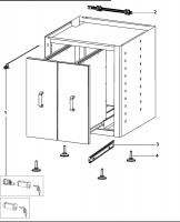 Facom JLS2-MBS2TVBS Type 1 Base Cabinet Spare Parts