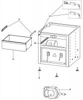 Facom JLS2-MBSENBS Type 1 Base Cabinet Spare Parts