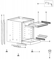 Facom JLS2-MBSPCBS Type 1 Base Cabinet Spare Parts