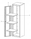 Facom RWS-A500PPBS Type 1 Shelving Cabinet Spare Parts