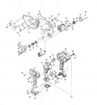 Makita DTC103 Cordless Cable Cutter Spare Parts