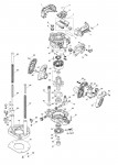 Makita RP001G Cordless Router Spare Parts