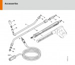 Stihl RE 141 K Cold Water Electric Pressure Washer Spare Parts