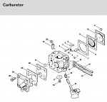 Stihl 032 AV Anti-Vibration Gasoline Chainsaw Spare Parts