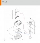 Stihl SEA 100.0 L Cordless Handheld Vacuum Spare Parts