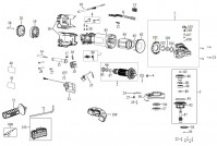DeWalt DWE4206 SMALL ANGLE GRINDER 240V (TYPE 5) Spare Parts