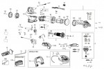 DeWalt DWE4206 SMALL ANGLE GRINDER 110V (TYPE 5) Spare Parts