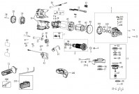 DeWalt DWE4206K SMALL ANGLE GRINDER 240V (TYPE 5) Spare Parts