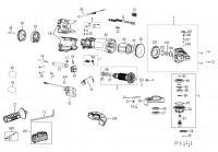 DeWalt DWE4206 SMALL ANGLE GRINDER 110V (TYPE 5) Spare Parts