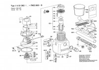 Bosch 0 603 262 132 PAS 800-X All Purpose Vacuum Cleane 220 V / 004 - CH Spare Parts
