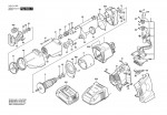 Bosch 3601F4J0B0 GSA 18 V-LI Cordl Reciprocating Saw 18 V / 011 - KR Spare Parts