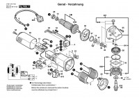 Bosch 0 601 375 7A8 GWS 6-115E Angle Grinder 230 V / 003 - EEU Spare Parts