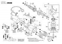 Bosch 0 601 377 563 GWS 780 C Angle Grinder 230 V / 003 - EEU Spare Parts