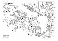 Bosch 0 601 754 008 GWS 23-230 Angle Grinder 230 V / 003 - EEU Spare Parts