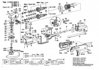 Bosch 0 600 300 037 300 Angle Grinder 240 V / 027 - AU Spare Parts