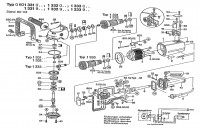 Bosch 0 601 331 037 ANGLE GRINDER Angle Grinder 240 V / 027 - AU Spare Parts