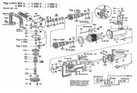 Bosch 0 601 331 047 UW-WINKELSCHLEI Angle Grinder 110 V / 035 - FR Spare Parts