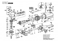 Bosch 0 601 332 432 1332.4 Angle Grinder 220 V / 004 - CH Spare Parts