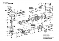 Bosch 0 601 332 434 1332.4 Angle Grinder 115 V / 025 - AMS Spare Parts