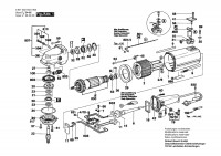 Bosch 0 601 332 447 1332.4 Angle Grinder 110 V / 035 - FR Spare Parts