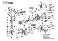Bosch 0 601 332 448 1332.4 Angle Grinder 220 V / 035 - FR Spare Parts