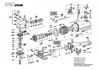 Bosch 0 601 332 833 ANGLE GRINDER Angle Grinder 220 V / 057 - SK Spare Parts