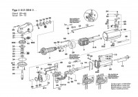 Bosch 0 601 334 032 1334 Angle Grinder 220 V / 004 - CH Spare Parts
