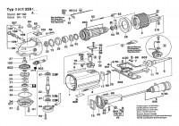Bosch 0 601 339 437 1339.4 Wet Grinder 240 V / 027 - AU Spare Parts