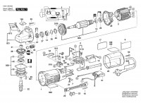Bosch 0 601 345 637 GWS 9-150 CS Angle Grinder 240 V / 027 - AU Spare Parts