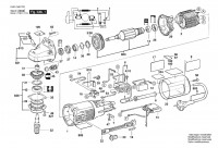 Bosch 0 601 345 737 GWS 9-150 C Angle Grinder 240 V / 027 - AU Spare Parts