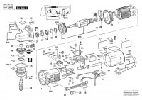 Bosch 0 601 345 739 GWS 9-150 C Angle Grinder 115 V / 061 - US Spare Parts