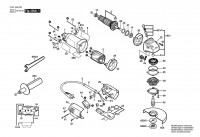 Bosch 0 601 346 039 1346 A Angle Grinder 120 V / 061 - US Spare Parts