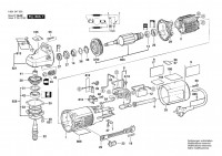 Bosch 0 601 347 037 1347 Angle Grinder 240 V / 027 - AU Spare Parts