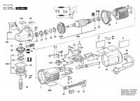 Bosch 0 601 347 039 1347 Angle Grinder 115 V / 061 - US Spare Parts
