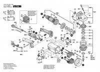 Bosch 0 601 351 065 GWS 18-180 Angle Grinder 220 V / 034 - FI Spare Parts