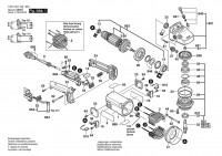 Bosch 0 601 351 813 GWS 19-180 I Angle Grinder 230 V / 031 - DE Spare Parts