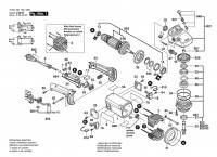 Bosch 0 601 351 832 GWS 19-180 I Angle Grinder 230 V / 004 - CH Spare Parts