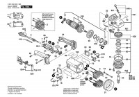 Bosch 0 601 352 032 GWS 18-230 Angle Grinder 220 V / 004 - CH Spare Parts
