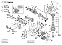 Bosch 0 601 352 048 ANGLE GRINDER Angle Grinder 220 V / 035 - FR Spare Parts