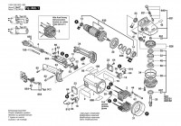 Bosch 0 601 352 078 GWS 18-230 Angle Grinder 100 V / 006 - JP Spare Parts