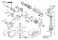 Bosch 0 601 352 079 GWS 18-230 Angle Grinder 220 V / 017 - AR Spare Parts