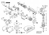 Bosch 0 601 352 087 GWS 18-230 Angle Grinder 220 V / 063 - BR Spare Parts