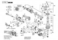 Bosch 0 601 352 865 GWS 19-230 J Angle Grinder 230 V / 055 - SE Spare Parts