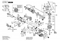 Bosch 0 601 352 965 GWS 18-230 Angle Grinder 220 V / 034 - FI Spare Parts